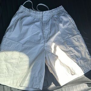 Cream White, Barely Worn, Cargo Shorts,